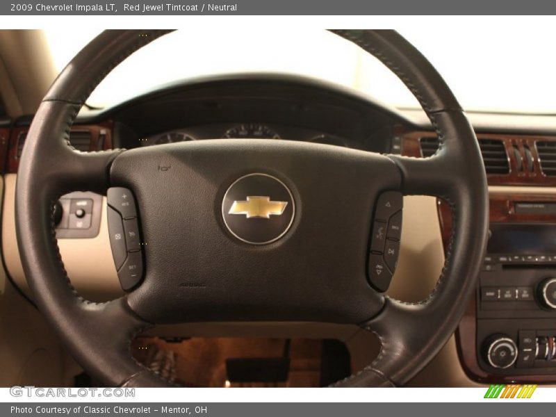 Red Jewel Tintcoat / Neutral 2009 Chevrolet Impala LT
