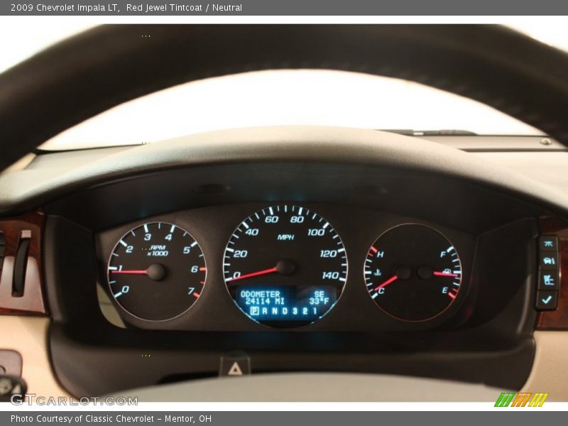 Red Jewel Tintcoat / Neutral 2009 Chevrolet Impala LT