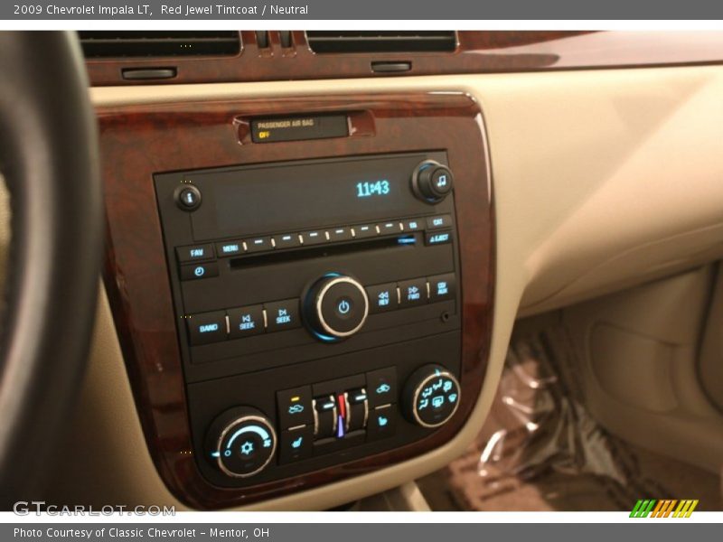 Red Jewel Tintcoat / Neutral 2009 Chevrolet Impala LT