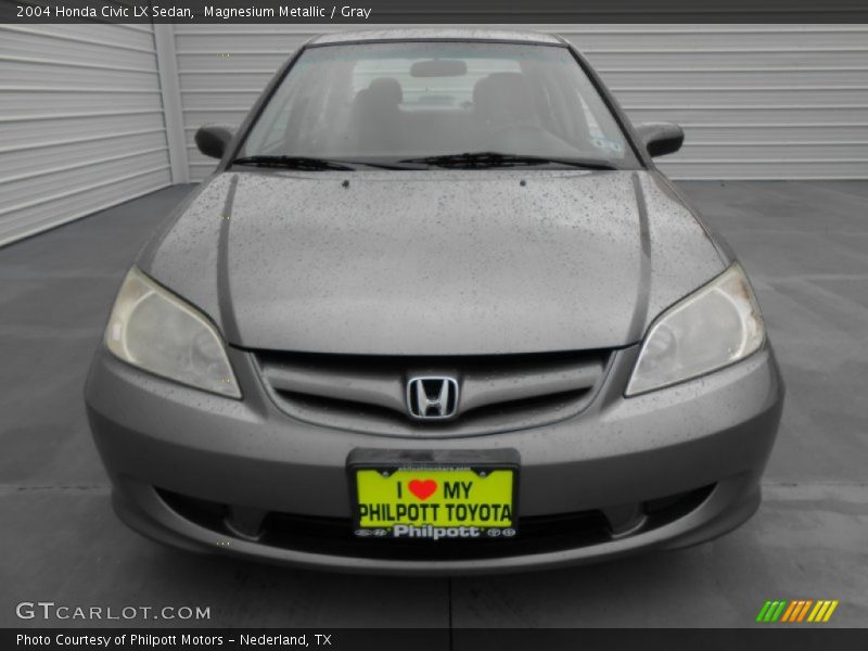 Magnesium Metallic / Gray 2004 Honda Civic LX Sedan