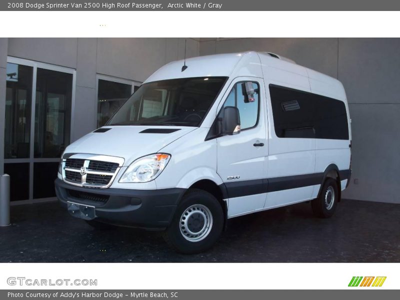 Arctic White / Gray 2008 Dodge Sprinter Van 2500 High Roof Passenger