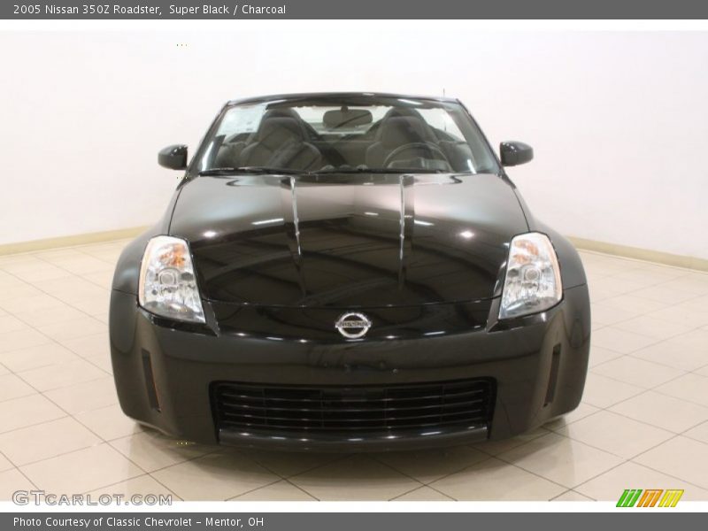 Super Black / Charcoal 2005 Nissan 350Z Roadster