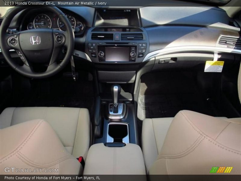 Mountain Air Metallic / Ivory 2013 Honda Crosstour EX-L