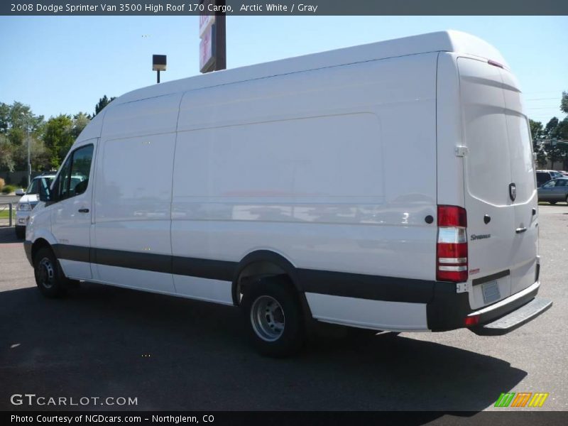 Arctic White / Gray 2008 Dodge Sprinter Van 3500 High Roof 170 Cargo