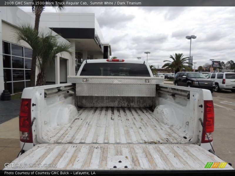 Summit White / Dark Titanium 2008 GMC Sierra 1500 Work Truck Regular Cab