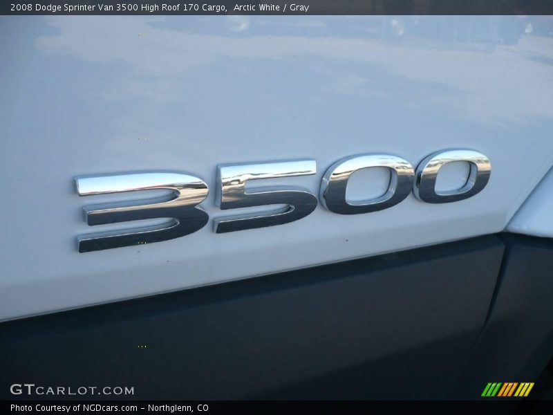 Arctic White / Gray 2008 Dodge Sprinter Van 3500 High Roof 170 Cargo