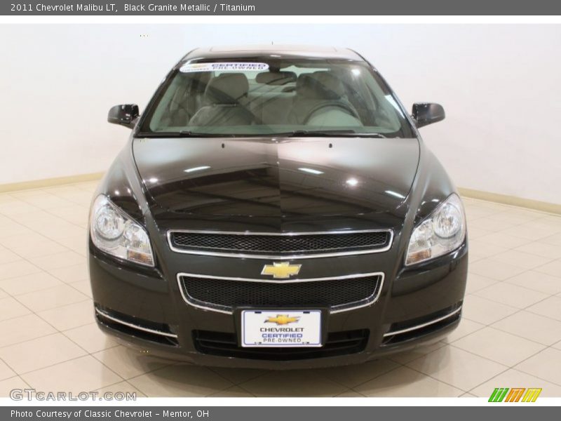Black Granite Metallic / Titanium 2011 Chevrolet Malibu LT