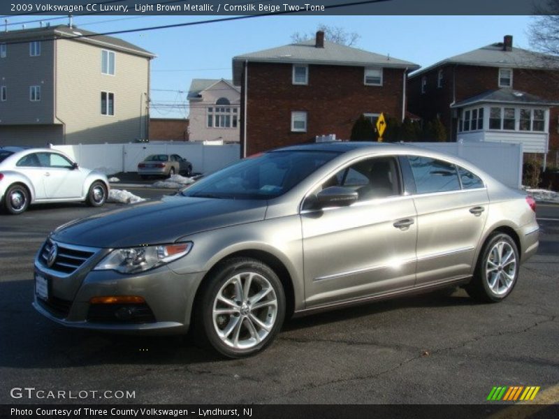 Light Brown Metallic / Cornsilk Beige Two-Tone 2009 Volkswagen CC Luxury