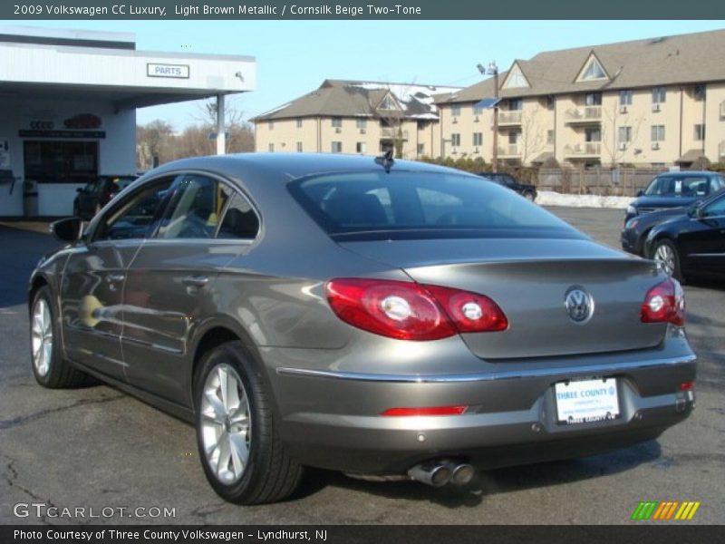 Light Brown Metallic / Cornsilk Beige Two-Tone 2009 Volkswagen CC Luxury