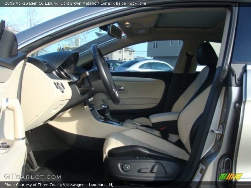 Light Brown Metallic / Cornsilk Beige Two-Tone 2009 Volkswagen CC Luxury