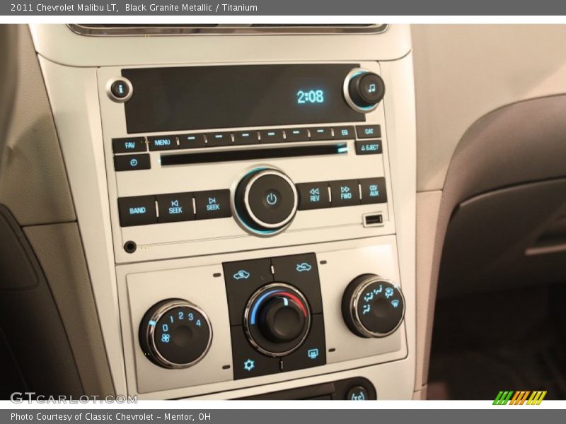 Black Granite Metallic / Titanium 2011 Chevrolet Malibu LT