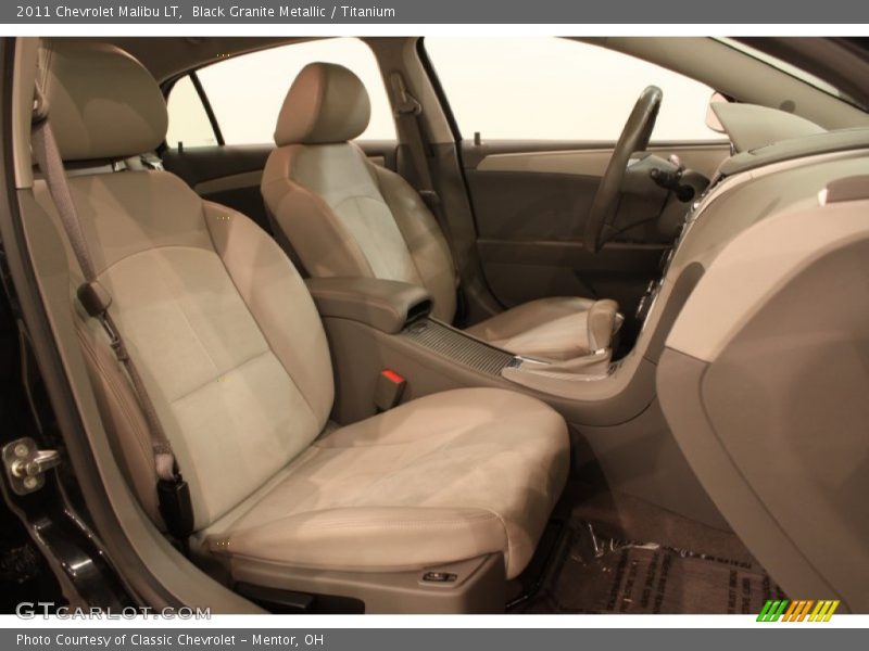 Black Granite Metallic / Titanium 2011 Chevrolet Malibu LT