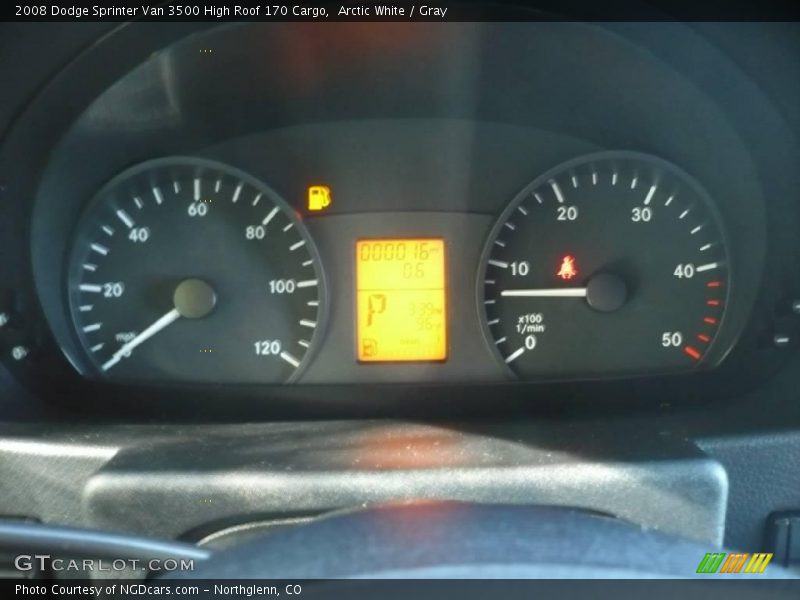Arctic White / Gray 2008 Dodge Sprinter Van 3500 High Roof 170 Cargo