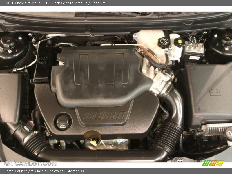 Black Granite Metallic / Titanium 2011 Chevrolet Malibu LT