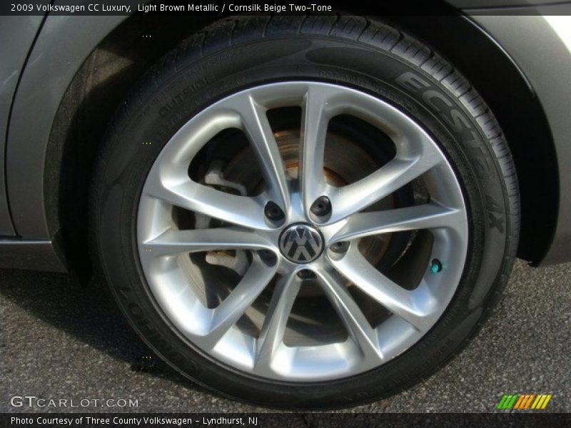 Light Brown Metallic / Cornsilk Beige Two-Tone 2009 Volkswagen CC Luxury
