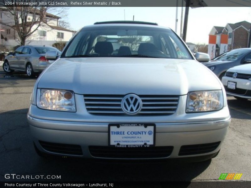 Reflex Silver Metallic / Black 2004 Volkswagen Jetta GLS Sedan