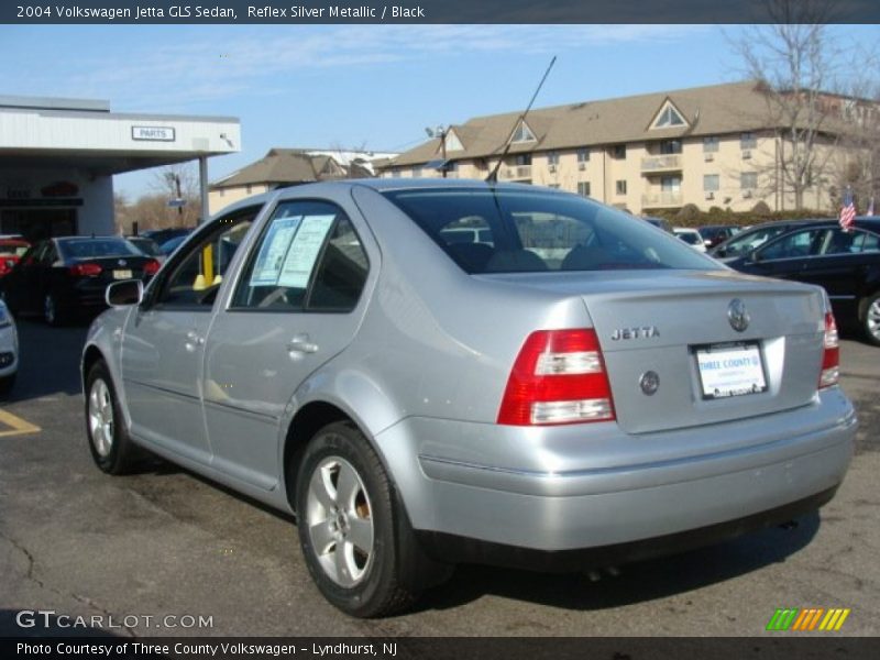 Reflex Silver Metallic / Black 2004 Volkswagen Jetta GLS Sedan