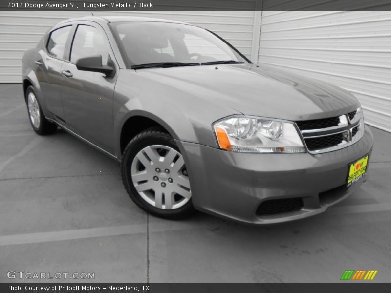 Tungsten Metallic / Black 2012 Dodge Avenger SE