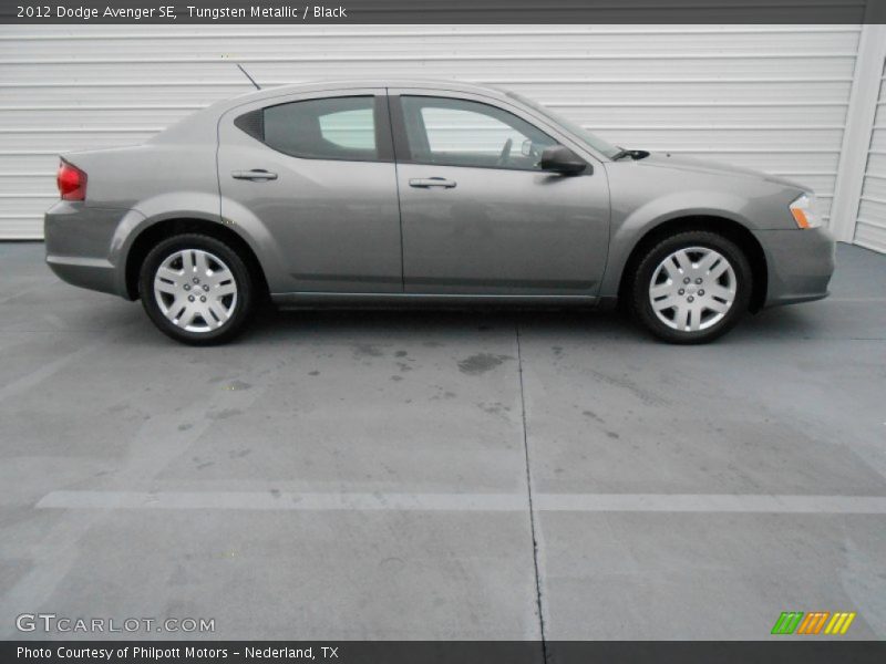 Tungsten Metallic / Black 2012 Dodge Avenger SE