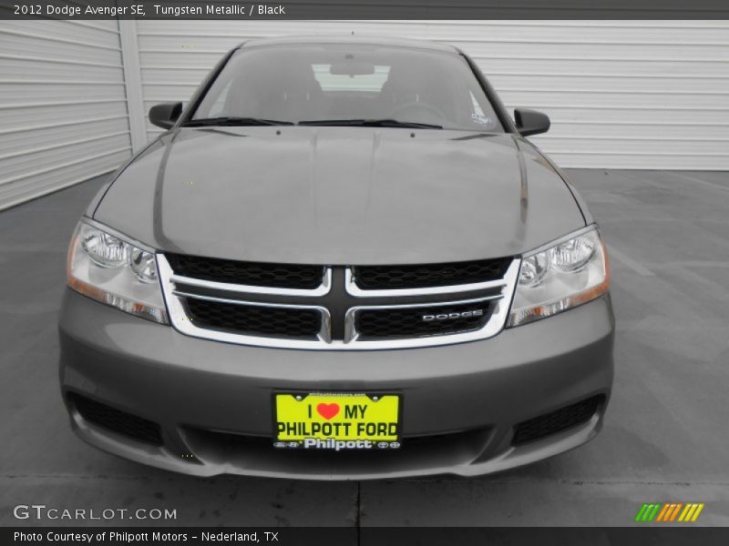 Tungsten Metallic / Black 2012 Dodge Avenger SE