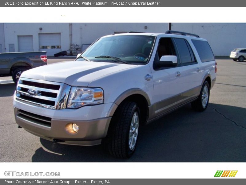White Platinum Tri-Coat / Chaparral Leather 2011 Ford Expedition EL King Ranch 4x4