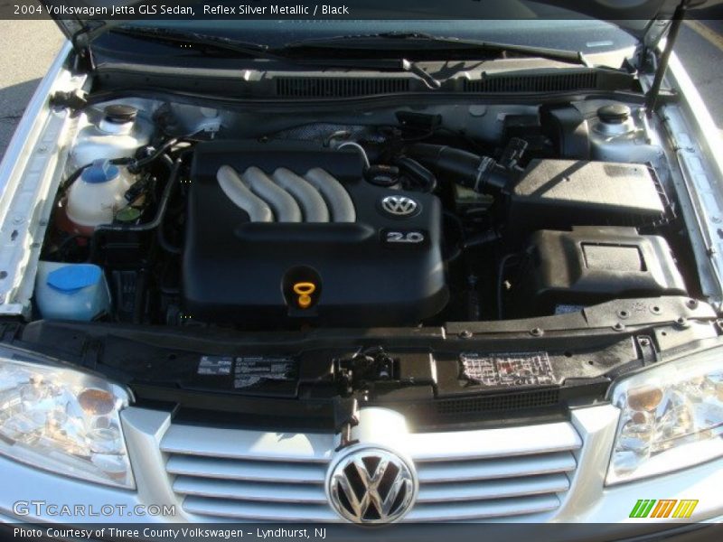 Reflex Silver Metallic / Black 2004 Volkswagen Jetta GLS Sedan