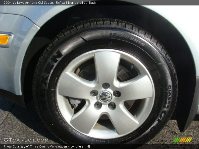 Reflex Silver Metallic / Black 2004 Volkswagen Jetta GLS Sedan