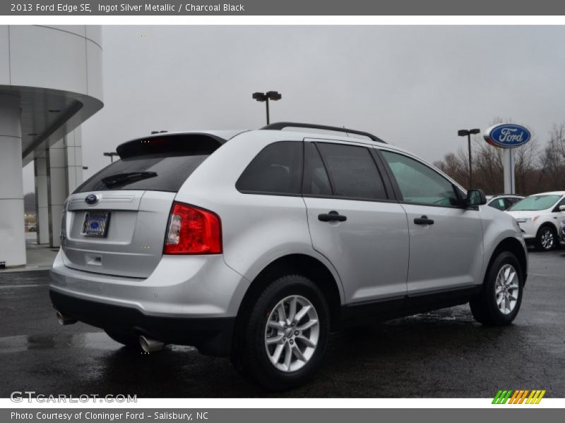 Ingot Silver Metallic / Charcoal Black 2013 Ford Edge SE