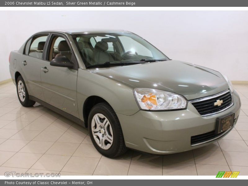 Silver Green Metallic / Cashmere Beige 2006 Chevrolet Malibu LS Sedan