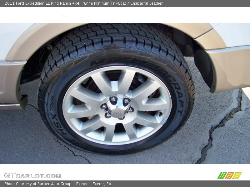White Platinum Tri-Coat / Chaparral Leather 2011 Ford Expedition EL King Ranch 4x4