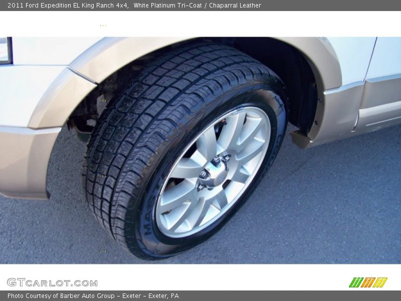 White Platinum Tri-Coat / Chaparral Leather 2011 Ford Expedition EL King Ranch 4x4