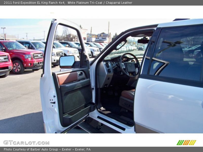 White Platinum Tri-Coat / Chaparral Leather 2011 Ford Expedition EL King Ranch 4x4