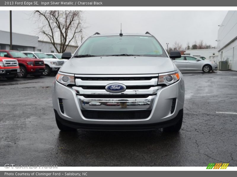 Ingot Silver Metallic / Charcoal Black 2013 Ford Edge SE