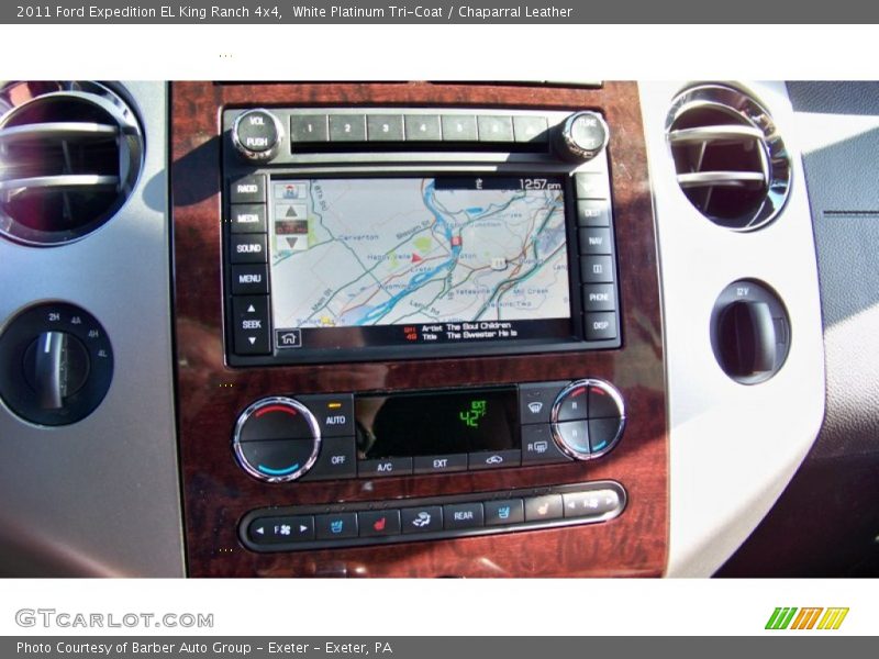 White Platinum Tri-Coat / Chaparral Leather 2011 Ford Expedition EL King Ranch 4x4