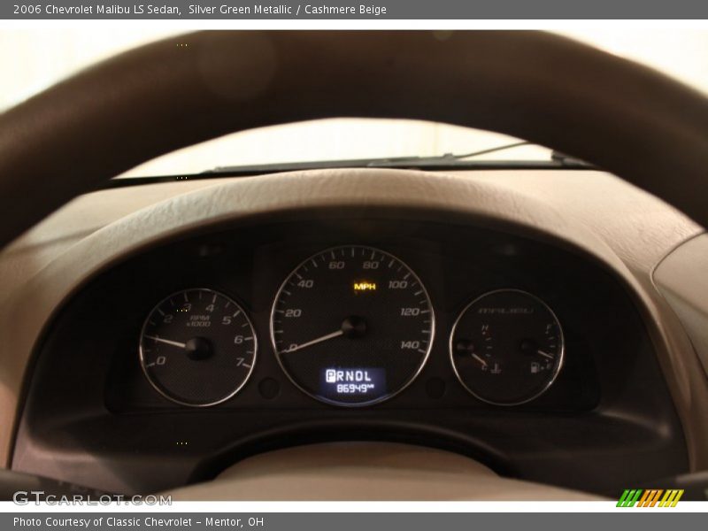 Silver Green Metallic / Cashmere Beige 2006 Chevrolet Malibu LS Sedan