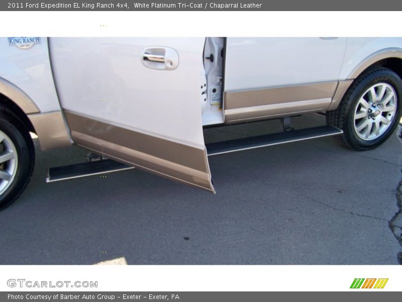 White Platinum Tri-Coat / Chaparral Leather 2011 Ford Expedition EL King Ranch 4x4