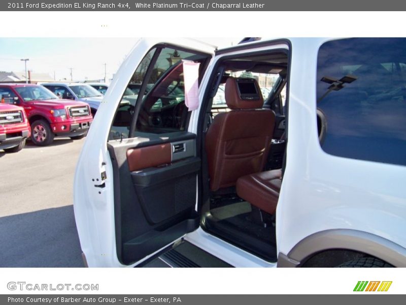 White Platinum Tri-Coat / Chaparral Leather 2011 Ford Expedition EL King Ranch 4x4