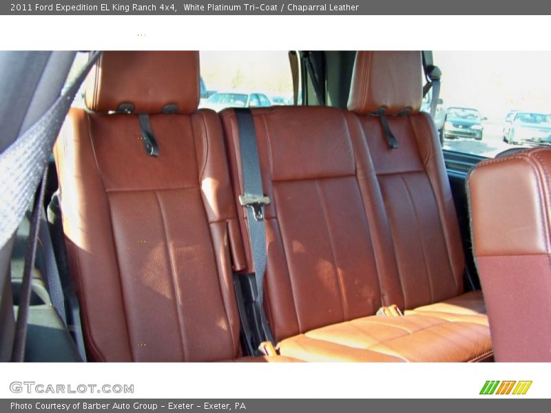 White Platinum Tri-Coat / Chaparral Leather 2011 Ford Expedition EL King Ranch 4x4