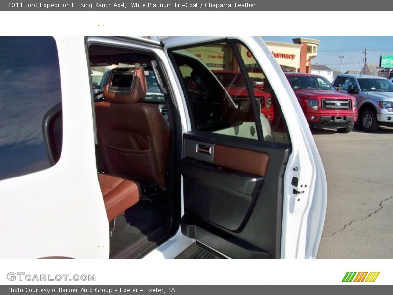 White Platinum Tri-Coat / Chaparral Leather 2011 Ford Expedition EL King Ranch 4x4