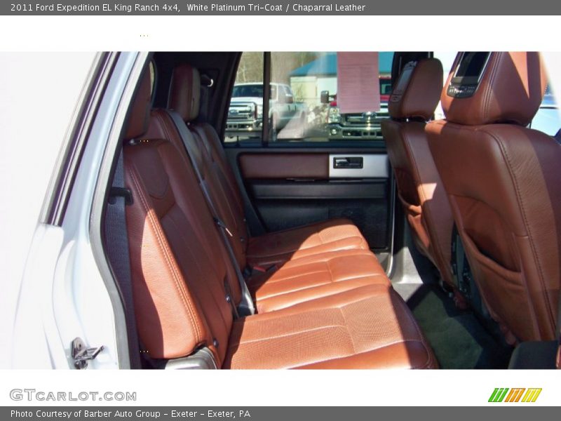 White Platinum Tri-Coat / Chaparral Leather 2011 Ford Expedition EL King Ranch 4x4