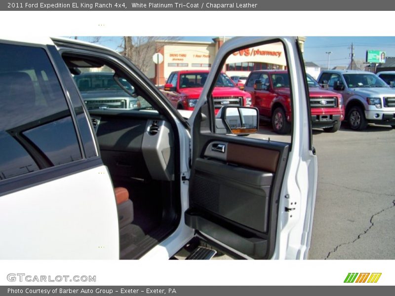 White Platinum Tri-Coat / Chaparral Leather 2011 Ford Expedition EL King Ranch 4x4