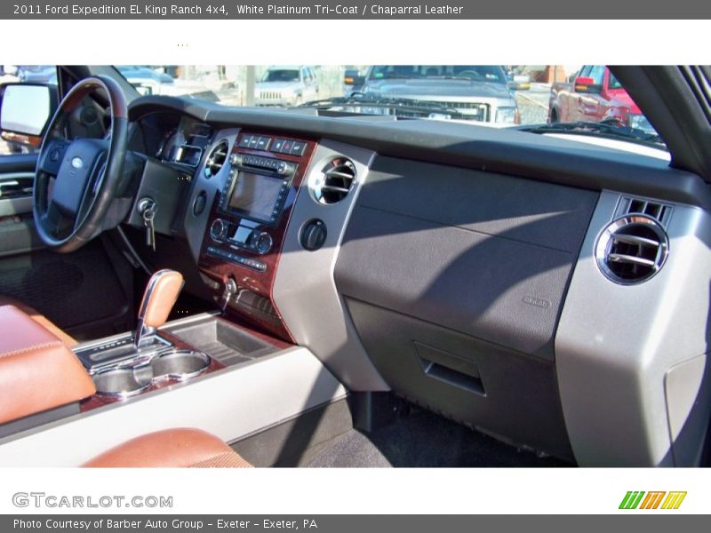 White Platinum Tri-Coat / Chaparral Leather 2011 Ford Expedition EL King Ranch 4x4