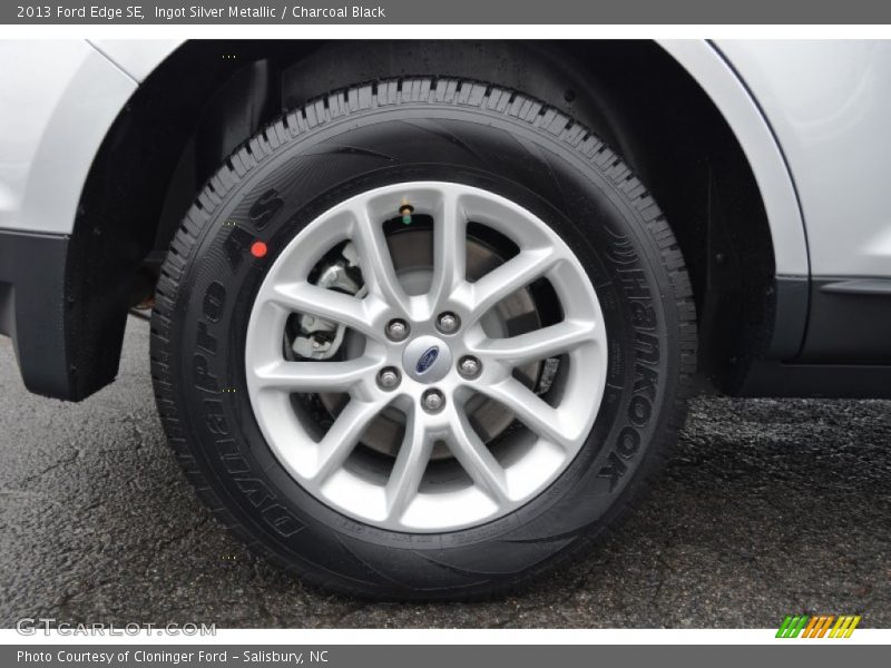 Ingot Silver Metallic / Charcoal Black 2013 Ford Edge SE