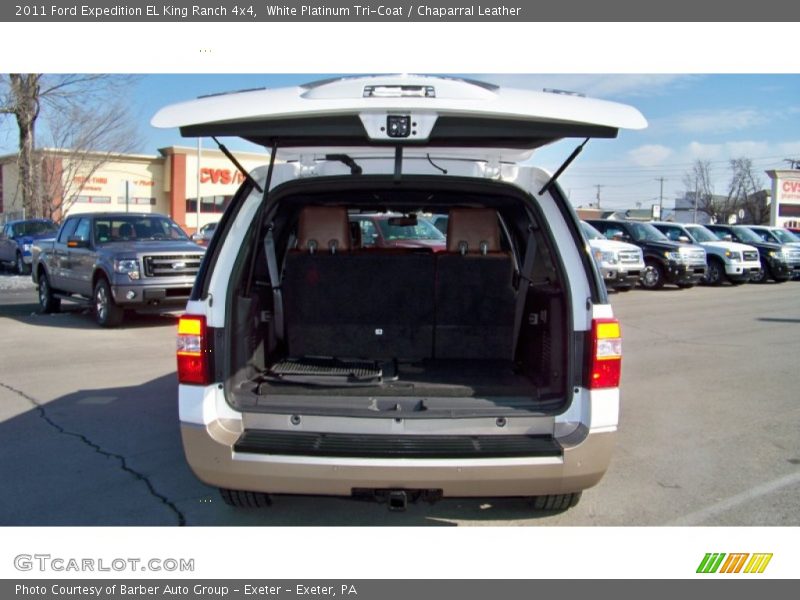 White Platinum Tri-Coat / Chaparral Leather 2011 Ford Expedition EL King Ranch 4x4