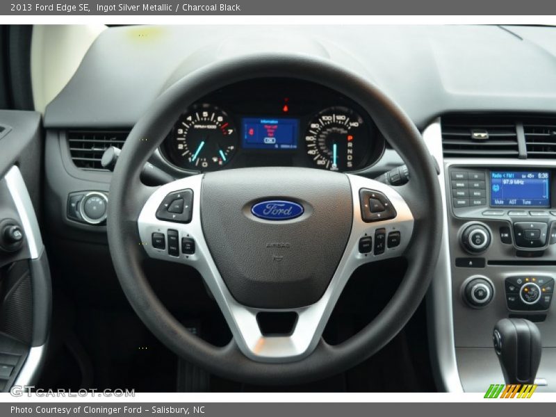 Ingot Silver Metallic / Charcoal Black 2013 Ford Edge SE