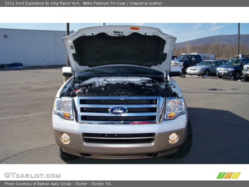 White Platinum Tri-Coat / Chaparral Leather 2011 Ford Expedition EL King Ranch 4x4