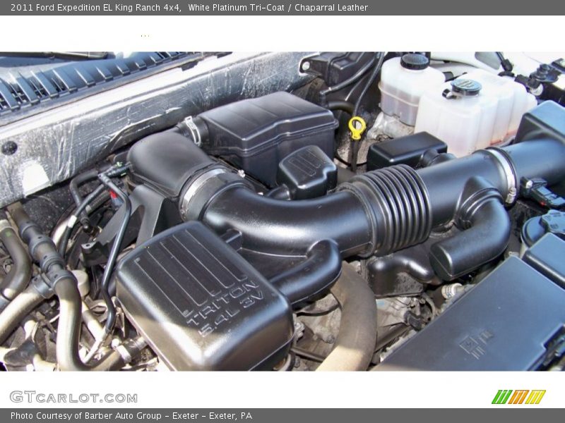 White Platinum Tri-Coat / Chaparral Leather 2011 Ford Expedition EL King Ranch 4x4