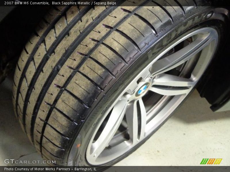 Black Sapphire Metallic / Sepang Beige 2007 BMW M6 Convertible