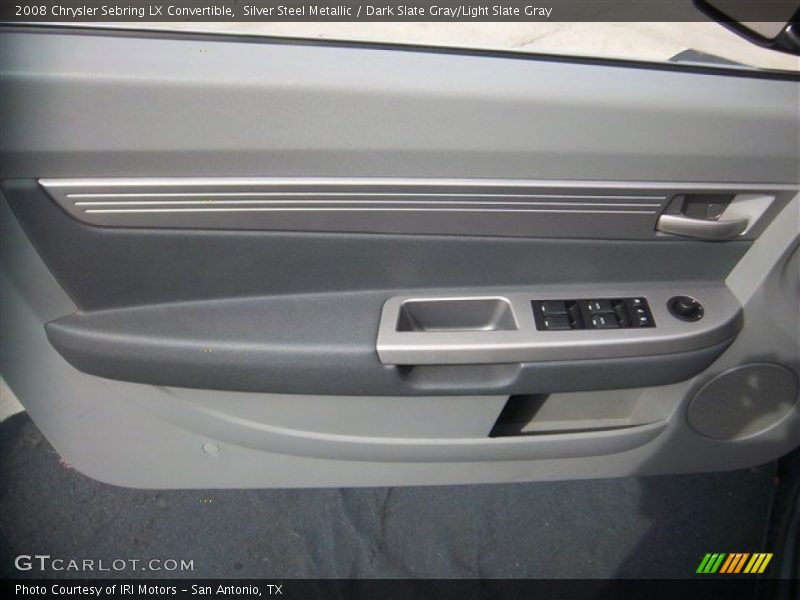 Silver Steel Metallic / Dark Slate Gray/Light Slate Gray 2008 Chrysler Sebring LX Convertible
