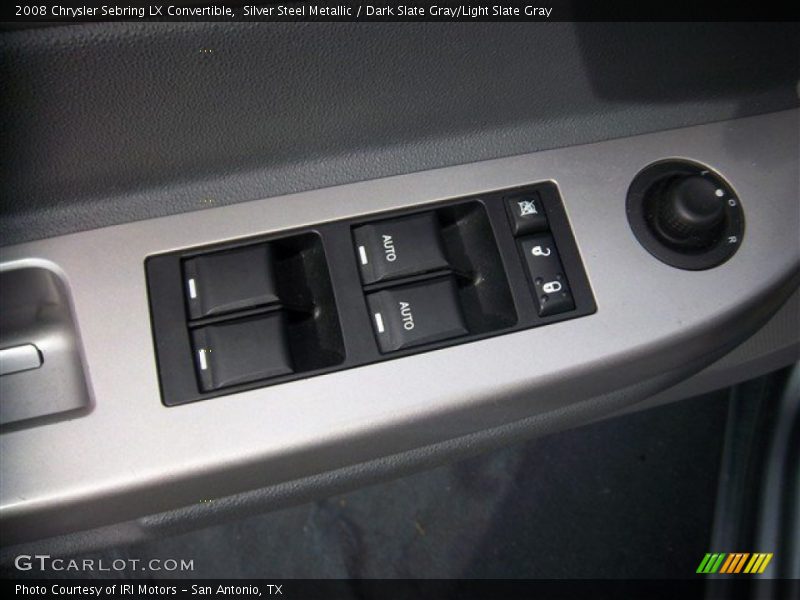 Silver Steel Metallic / Dark Slate Gray/Light Slate Gray 2008 Chrysler Sebring LX Convertible